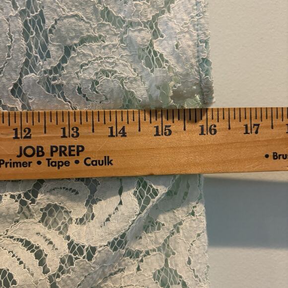 Sheer Lace Top w/ Cami Petite XXSP Seafoam Green Cottage Coquette 2 Piece Set - Picture 12 of 16